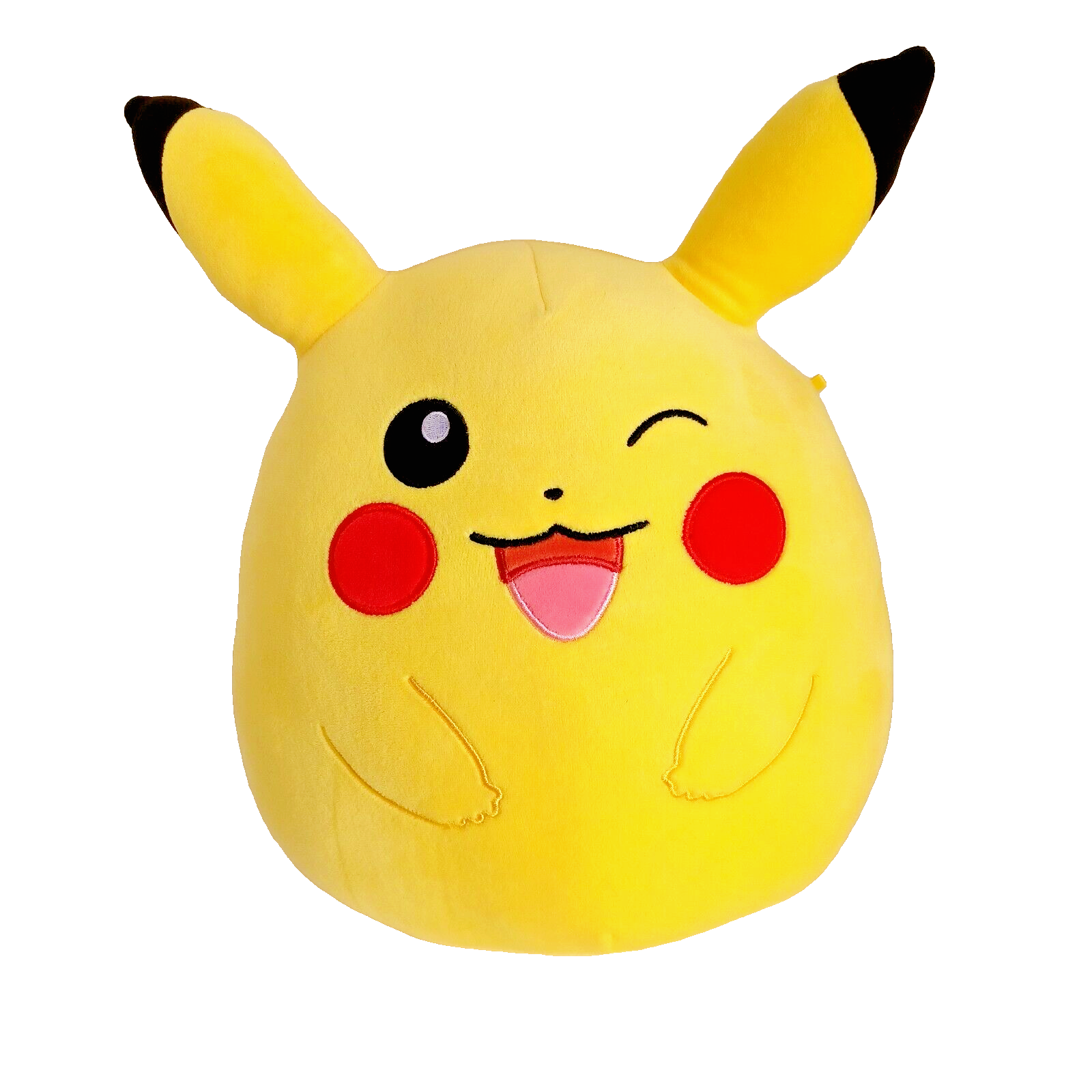 Squishmallow Plush Toy Pokémon Pikachu Winking Ultrasoft Cuddly Stuffed  12