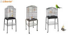 LIBERTA BLACK BIRD CAGES WITH C1 STAND FOR BUDGIE CANARY FINCHES COCKATIELS 