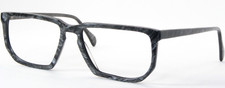 Vintage Prestige AC 14 F362 GREY MARBLE UNIQUE EYEGLASSES FRAME 54-16-150 NOTES 