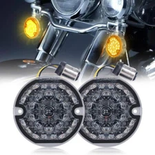3.25" Motorcycle Turn Signal Amber Light 1157 For Harley Road King Classic Ultra
