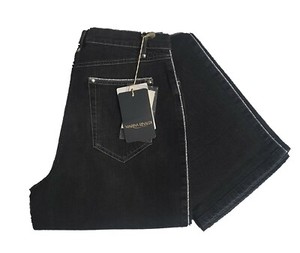 Marina Rinaldi 6133176 Pantalone Jeans da Donna Denim/Nero tg Forti/Over  -45% | eBay