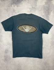 Hang Loose Hawaii Surf Distressed Skate Vintage Y2K T Shirt Blue Mens Size XL