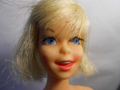 Vintage CASEY DOLL #1180 1967 Blonde Earring GOOD FEET Francie 3