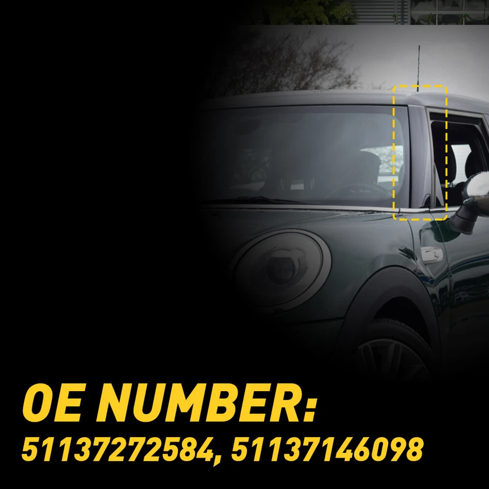 For Mini Cooper R55 R56 R57 07-15 Front RH Windshield A Pillar Trim -51137272584 - Image 2 of 4