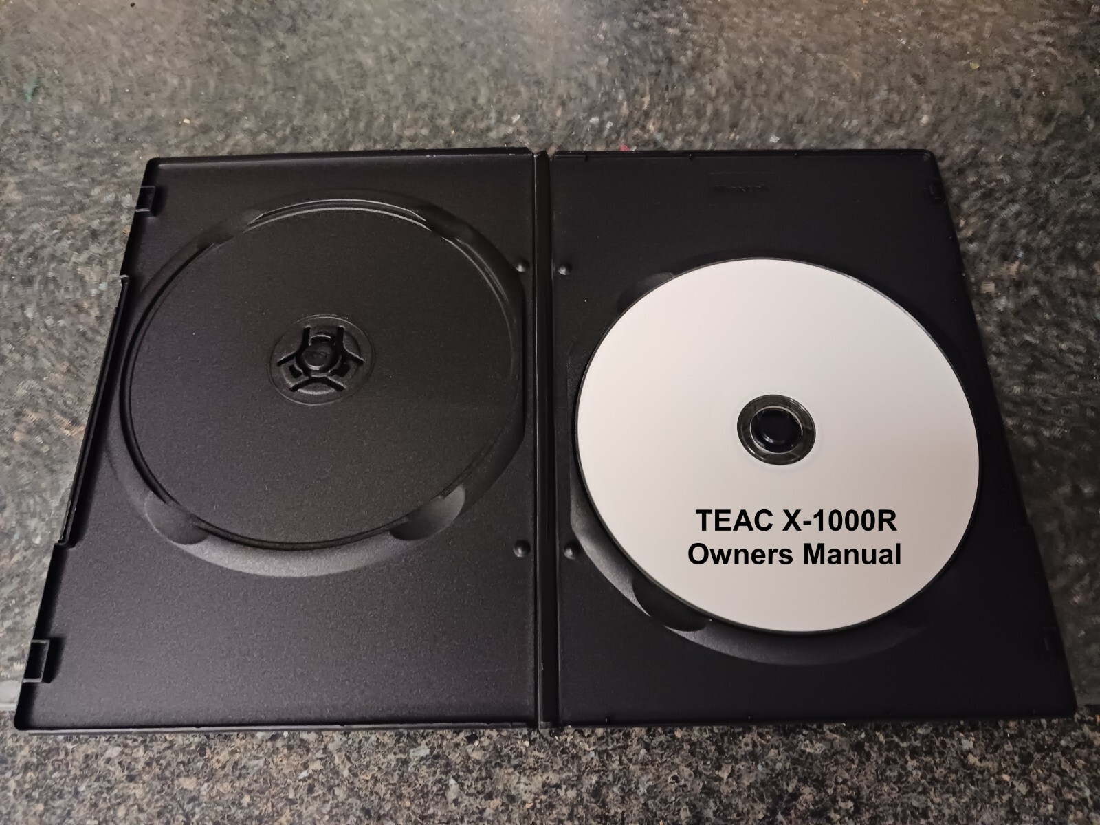 TEAC X-1000R  REEL TO REEL OWNERS MANUAL 58 PAGES ON A CD FREE SAME DAY SHIPPING