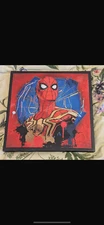 spider-man inifnity war canvas 30cm x 30cm