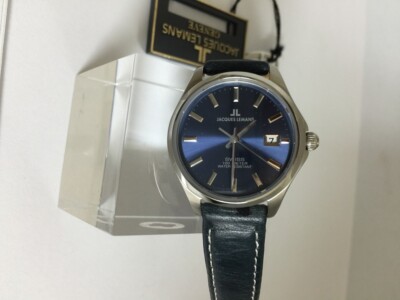 Jacques Lemans Women's Stainless Steel blue dial watch JL-808