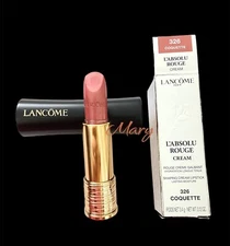 Lancome L'Absolu Rouge Cream Shaping Cream Lipstick ~ #326 ~ Coquette New in Box