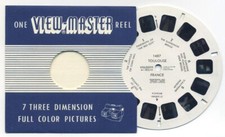 TOULOUSE France 1950's RARE Belgian-made View-Master Single Reel 1487