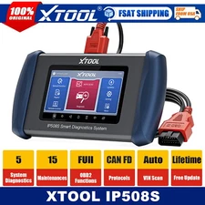 XTOOL IP508S Car Full OBDII Functions Auto Scan Scanner 15+ Service CAN FD Tool