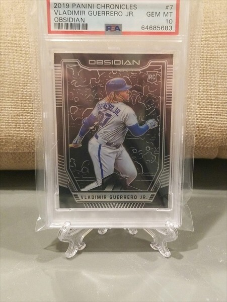 2019 Panini Chronicles Obsidian Vladimir Guerrero Jr. RC Rookie #7 PSA 10