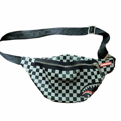 Sprayground Waist Bags & Fanny Packs Crossbody Reflective Sharks In Paris RARE