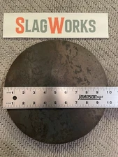 10 inch disc 3/4 inch thick steel plate 3/4”x10” disc A36 Hot Roll Flat