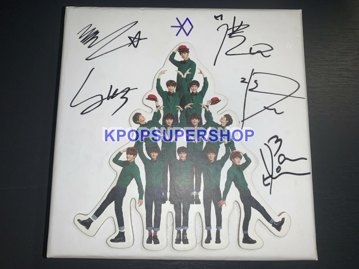 EXO Winter Special Album Miracles in December Autographed Signed