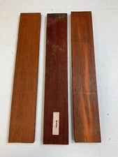 3 Pcs, Padauk Thin Stock 16x 2x 3/4 Woodturning Lumber Blank- Free US Shipping