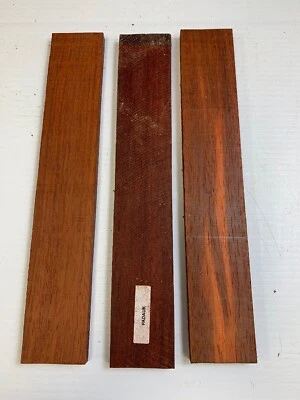 EXOTIC WOOD ZONE 3 Pcs, Padauk Thin Stock 16x 2x 3/4 Woodturning Lumber Blank- Free US Shipping