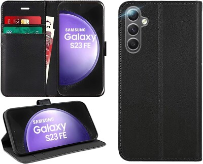 Für Samsung Galaxy S23 FE Hülle Wallet Flip Leder Ständer Book Cover S23 FE 5G