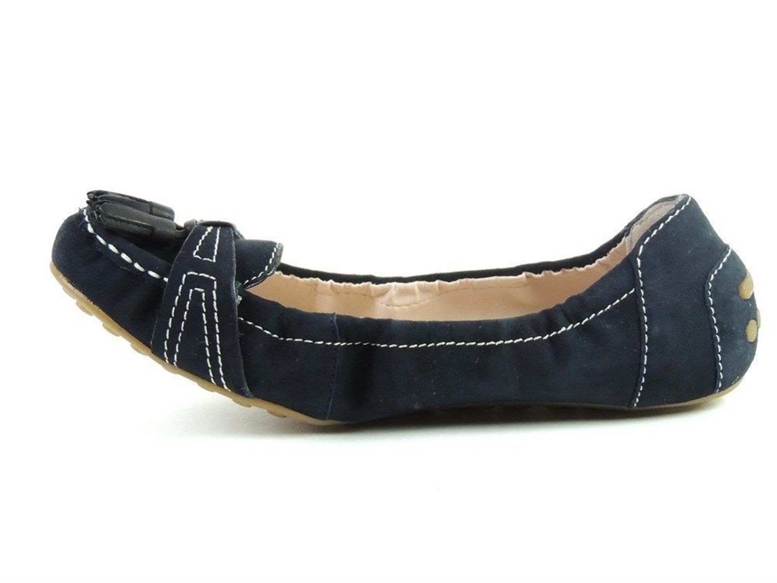 Plenty by Tracy Reece Women's Alice Leather Flats Russian Blue EU 37.5/US 7.5 M