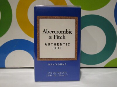 ABERCROMBIE & FITCH ~ AUTHENTIC SELF MENS EAU DE TOILETTE SPRAY ~ 1 OZ