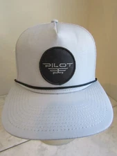 NWT Pilot Pukka Inc Your Night Gray Logo Adjustable OSFA Unisex Baseball Hat