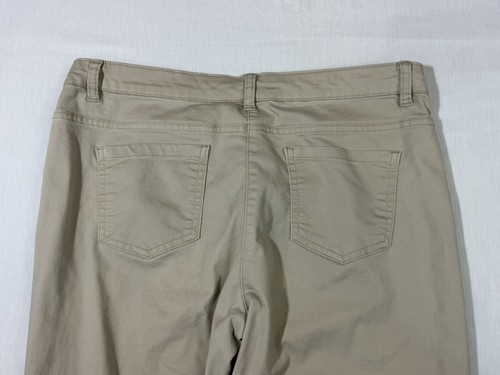 Izod Teen Size 11 Approved Schoolwear Khaki Stretch Skinny Pants Easy Care 32x29 - Picture 6 of 13