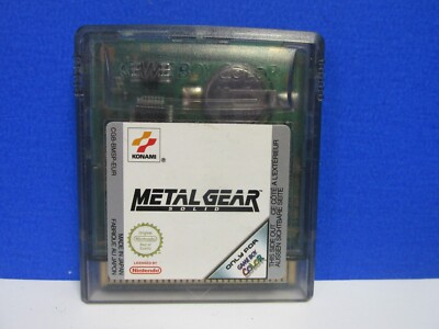 seltenes NINTENDO GAMEBOY COLOR METAL GEAR SOLIDES VIDEOSPIEL kostenloser UK-Versand