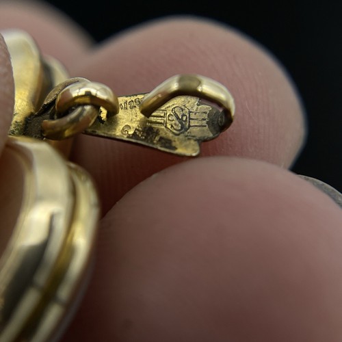 Vintage 12K Gold Filled MOP Herz Medaillon Anhänger signiert Speidel 50er Jahre - Bild 10 von 11