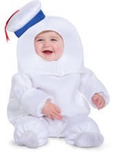 Ghostbusters Mini Stay Puft Marshmallow Child's Costume Toddler 2T