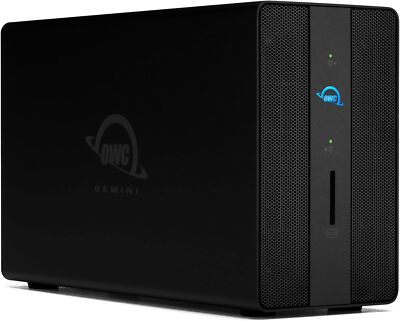 12TB OWC Gemini Ultra X6 Thunderbolt (USB-C) Dock and Dual-Drive SSD RAID