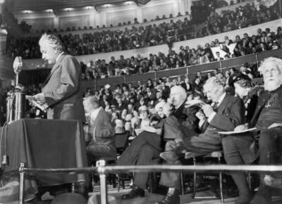 Albert Einstein German physicist creator of the relativity theory - Old Photo