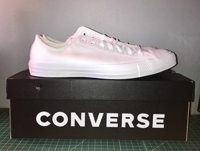 MEN'S CONVERSE CHUCK TAYLOR ALL STAR LEATHER 136823C WHITE LOW CASUAL SHOE  | eBay