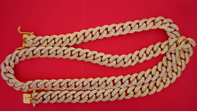 13 mm Miami Cuban Link Chain Necklace 
