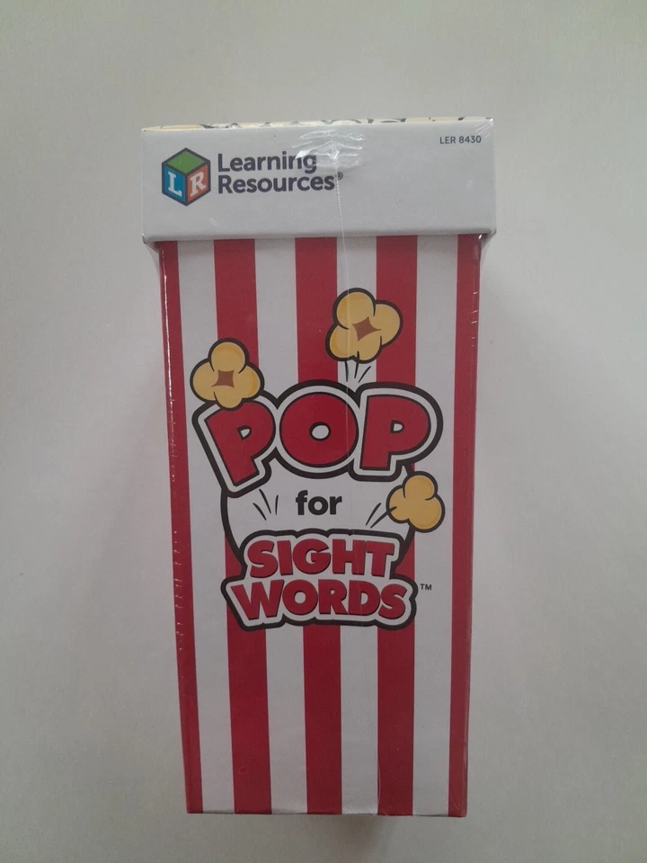 NEW! Learning Resources POP for Sight Word Game 100 Popcorn Cards SEALED LER8430 - Image 4 of 4