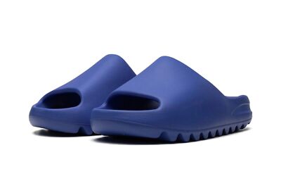 adidas Yeezy Slide Azure Cobalt Royal Blue ID4133 Men's Size