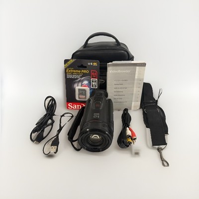 Canon Vixia HF-G20 Camcorder Bundle Batter, Hood, SD Cards, Cords, Case
