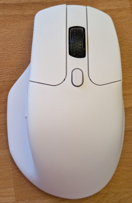 Keychron M6 Wireless Gaming Maus, Tri-Mode 2.4 GHz/Bluetooth 5.1/Wired, weiß