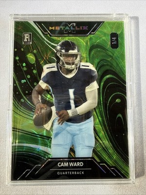 2025 Wild Card Metallix Cam Ward Blue Paint Rainbow Foil /4 RC