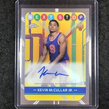 2024-25 Topps Chrome KEVIN MCCULLAR JR. Next Stop Rookie Auto Base #KM