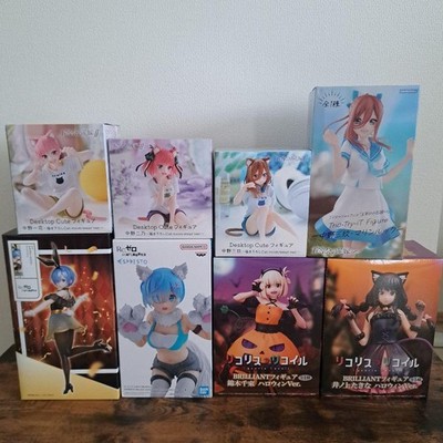 Anime Mixed Set LycoR Re:ZERO etc. Mädchen Figur Anime Ware Konvolut 8 Set...