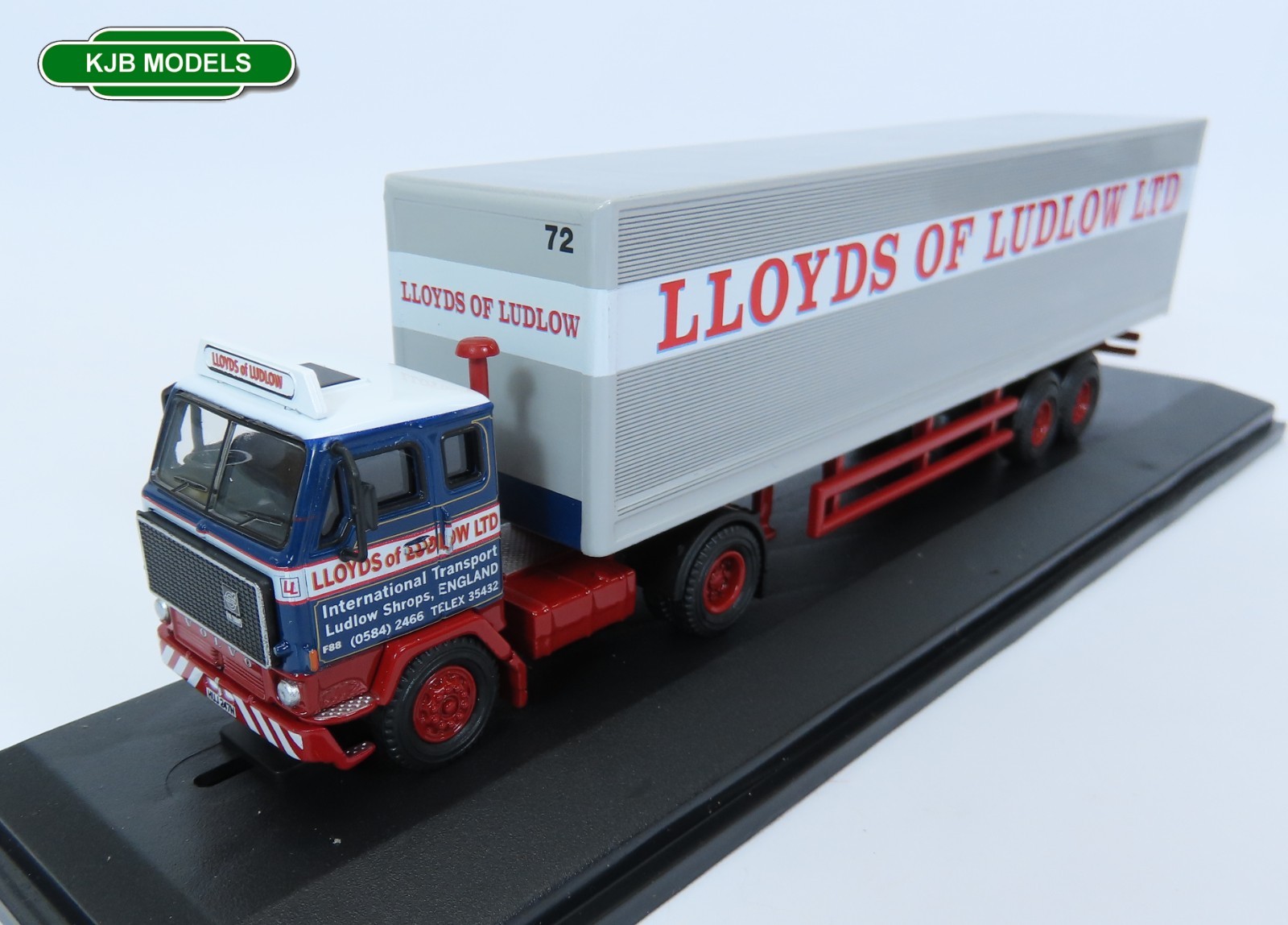 Oxford Diecast 76F88003 Volvo F88 40ft Trailer Lloyds Ludlow Lorry OO Gauge 1:76