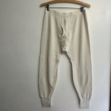 Vintage Sears Long Johns Thermal Underwear Base Layer Waffle Medium 34 36