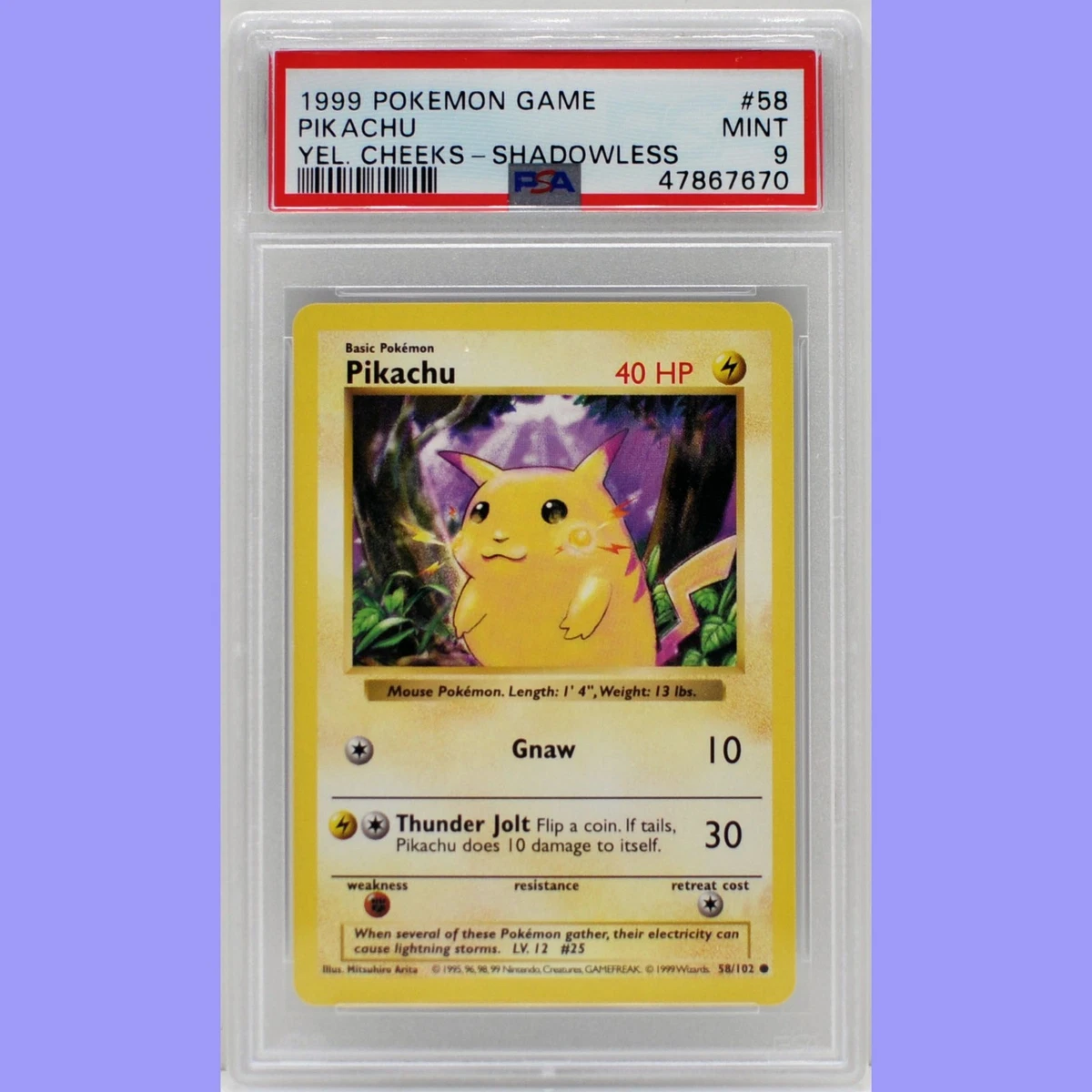 ポケモンカード　Pikachu shadowless シャドーレス　psa Pikachu shadowless シャドーレス psa 早いもの勝ち Pikachu