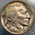 1926-D Buffalo Nickel 2 FEATHER VARIETY FS-401 Nice Subtle Rainbow Colors BU UNC