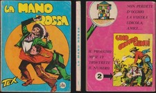 TEX 1 LA MANO ROSSA - MARZO 3/1964 - 200 LIRE EDICOLA CON LENTE