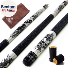 58 Inch 19/20/21 Oz 1/2 Maple Pool Cue Stick Kit-Rockin Series