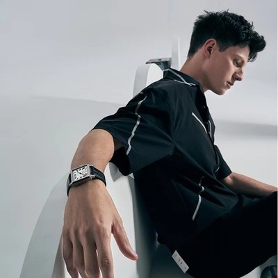 AGELOCER Codex Square Automatic Watch for Men | Sapphire Glass | Italian Leather