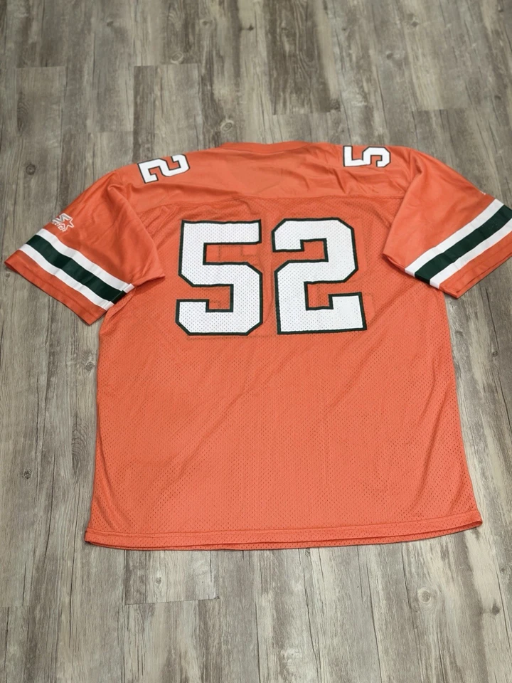 Винтажная стартовая футболка Miami Hurricanes Ray Lewis размер 52/XL NO52 - Изображение 2 из 4