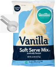 Spoonz Bundle With Vanilla Frostline Soft Serve Ice Cream Mix, 6 Pounds With... 
