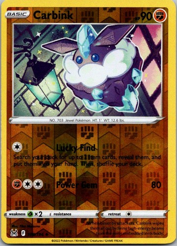 Carbink 108/196 Lost Origin Reverse Holo Uncommon