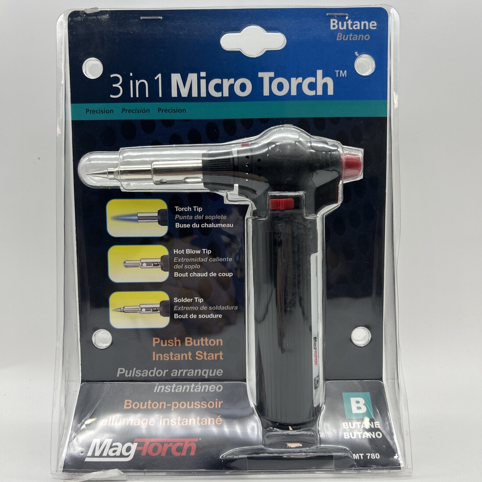 NEW Mag-Torch Butane Tabletop Micro Torch MT780 Microsoplete Trigger ...